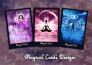 do fantasy tarot, oracle, affirmation card design